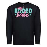 Black rodeo babe Premium Sweatshirt - MaliasSmallBusiness