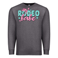 Charcoal Heather rodeo babe Premium Sweatshirt - MaliasSmallBusiness