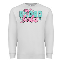 Dove Grey rodeo babe Premium Sweatshirt - MaliasSmallBusiness
