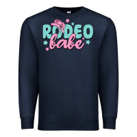 Navy rodeo babe Premium Sweatshirt - MaliasSmallBusiness