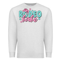 Oatmeal Heather rodeo babe Premium Sweatshirt - MaliasSmallBusiness