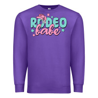 Purple rodeo babe Premium Sweatshirt - MaliasSmallBusiness