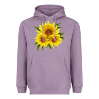 Lavender maximillian perennial sunflower Heavyweight Hoodie - LillyAllenDesigns