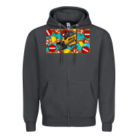 Smoke skidsteer sippy Zipper Hoodie - Artiststas