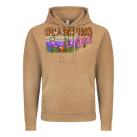 Vintage Camel glamping girl Vintage Hoodie - texasbilliewilder