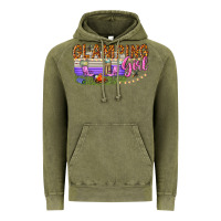 Vintage Olive glamping girl Vintage Hoodie - texasbilliewilder