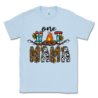 Dusty Blue one hot mama Classic Tee - CowhideDigitalArt