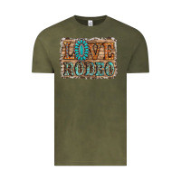 Vintage Olive love rodeo gemstone Vintage Tee - RanaPortraitStore