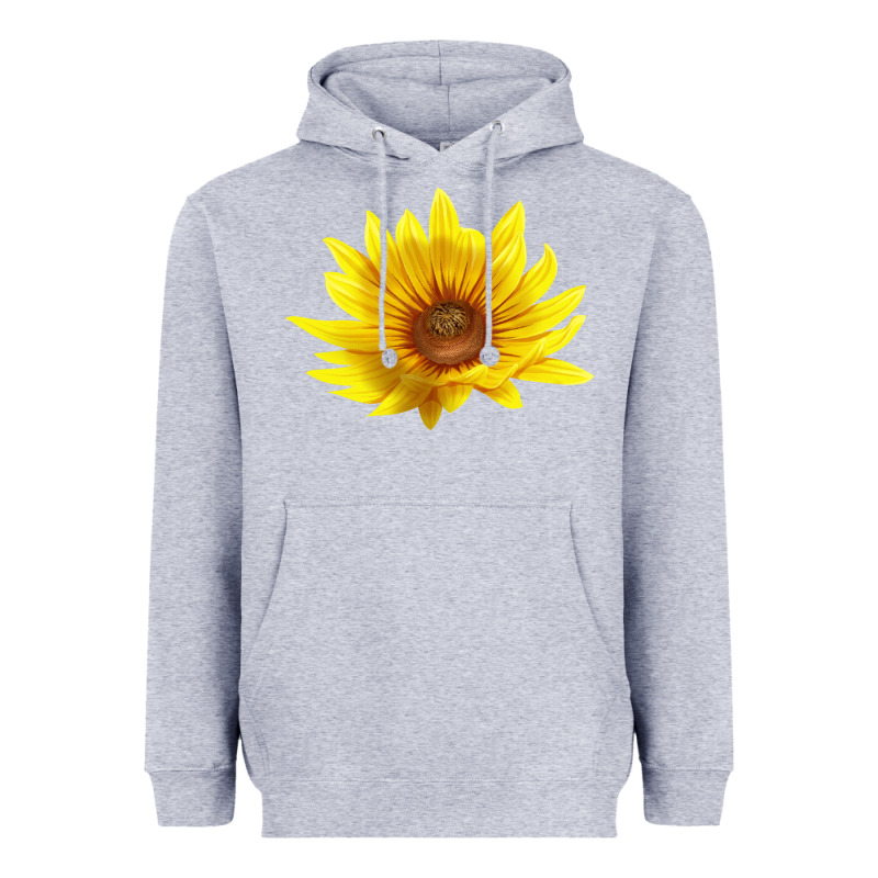 Maximillian Perennial Sunflower Heavyweight Hoodie by LillyAllenDesigns | Teevron
