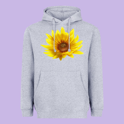 Maximillian Perennial Sunflower Heavyweight Hoodie Designed By Lillyallendesigns
