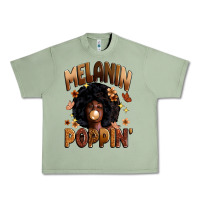 Oil Green melanin poppin Urban Heavy Tee - Zillion Design Studio