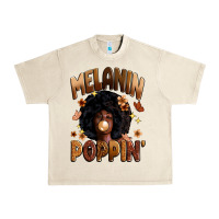 Sandshell melanin poppin Urban Heavy Tee - Zillion Design Studio