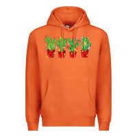 Carrot Christmas Cactuses Premium Hoodie - MaliasSmallBusiness