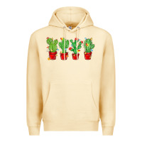 Pina Colada Christmas Cactuses Premium Hoodie - MaliasSmallBusiness