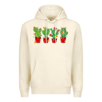 Sandshell Christmas Cactuses Premium Hoodie - MaliasSmallBusiness