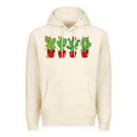 Tofu Christmas Cactuses Premium Hoodie - MaliasSmallBusiness