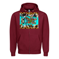 Burgundy howdy Zipper Hoodie - JahusDesignShop