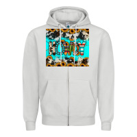 Dove Grey howdy Zipper Hoodie - JahusDesignShop