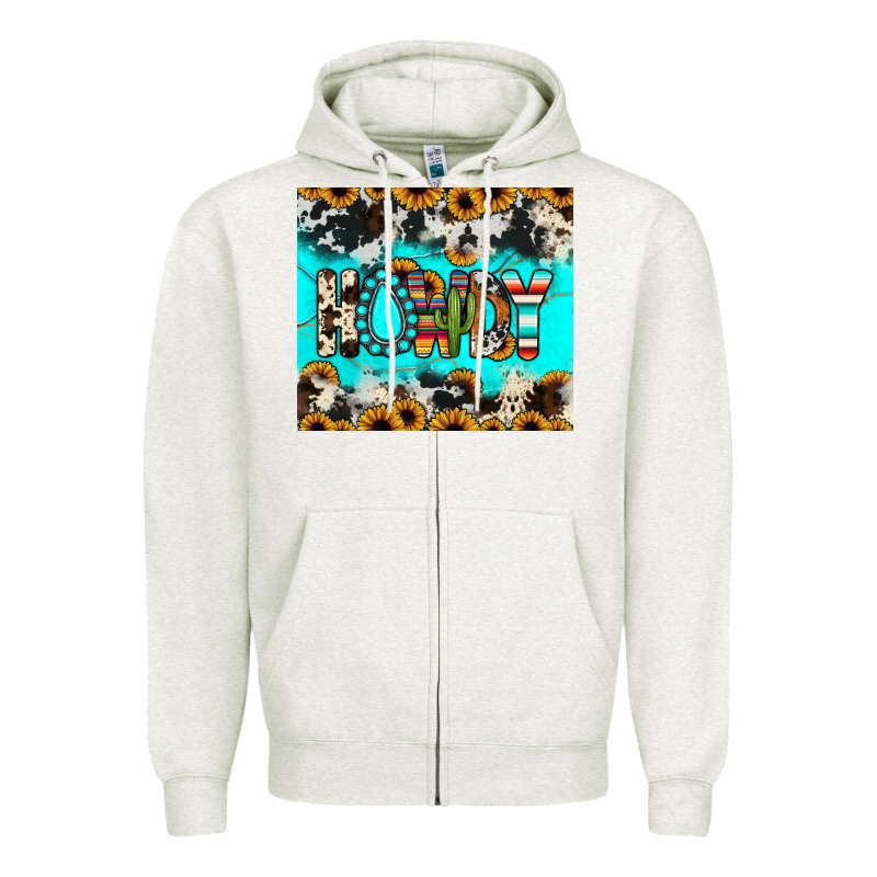 Howdy Zipper Hoodie by JahusDesignShop | Teevron