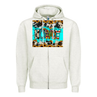Oatmeal Heather howdy Zipper Hoodie - JahusDesignShop