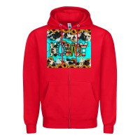 Red howdy Zipper Hoodie - JahusDesignShop