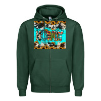 Sports Green howdy Zipper Hoodie - JahusDesignShop