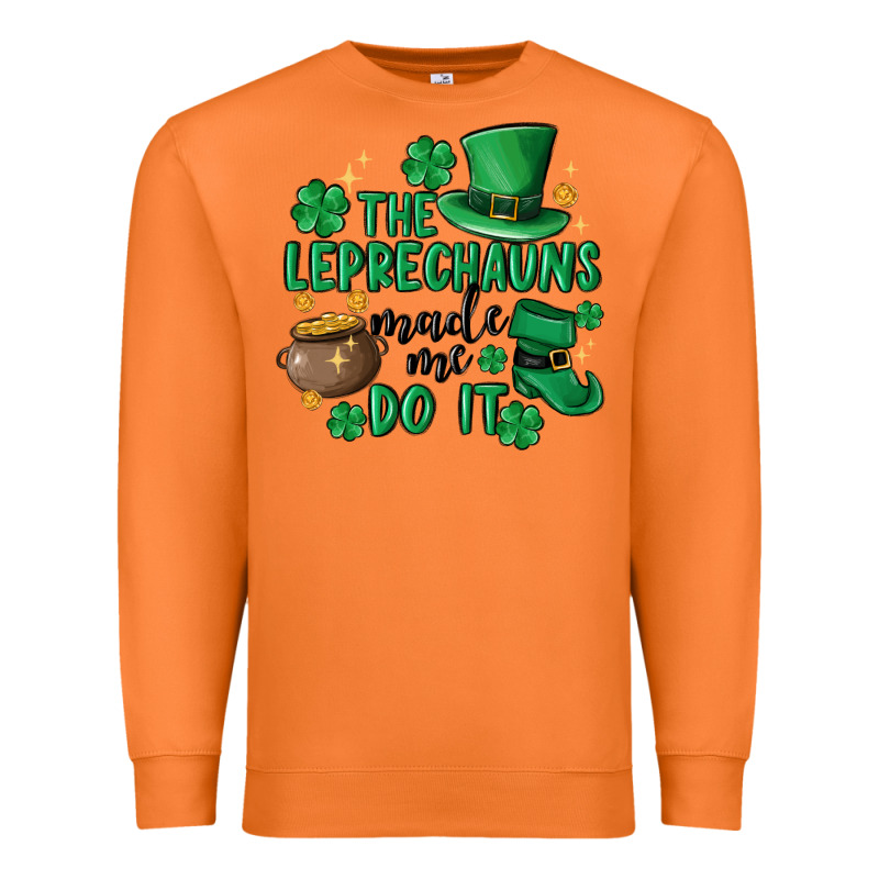 The Leprechauns Made Me Do It Premium Sweatshirt by MaliasSmallBusiness | Teevron