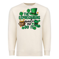 Sandshell the leprechauns made me do it Premium Sweatshirt - MaliasSmallBusiness