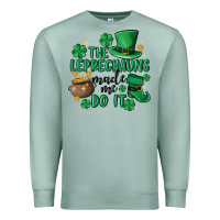 Seafoam the leprechauns made me do it Premium Sweatshirt - MaliasSmallBusiness