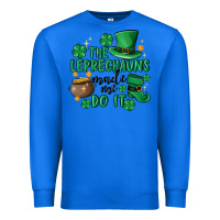 True Royal the leprechauns made me do it Premium Sweatshirt - MaliasSmallBusiness