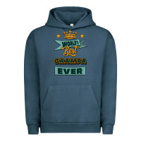 Pigment Midnight Navy world's best grampa ever Urban Hoodie - Jasminsmagicworld