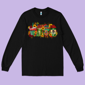 Our Lady Drink Long Sleeve Tee Designed By Racoondesign