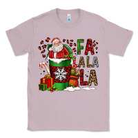 Lilac fa la la la la christmas santa claus coffee cup Classic Tee - FaDigitalArtStudio