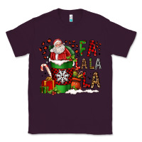 Plum fa la la la la christmas santa claus coffee cup Classic Tee - FaDigitalArtStudio