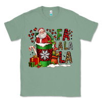 Sage fa la la la la christmas santa claus coffee cup Classic Tee - FaDigitalArtStudio
