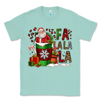 Seafoam fa la la la la christmas santa claus coffee cup Classic Tee - FaDigitalArtStudio