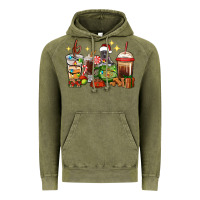 Vintage Olive Christmas coffee cups with Pitbull Vintage Hoodie - RanaPortraitStore