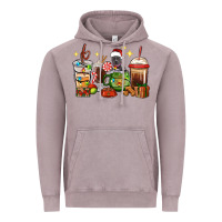 Vintage Zinc Christmas coffee cups with Pitbull Vintage Hoodie - RanaPortraitStore