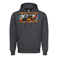 Smoke steam roller sippy cup Zipper Hoodie - Artiststas