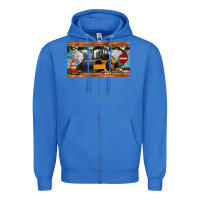True Royal steam roller sippy cup Zipper Hoodie - Artiststas