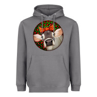 Storm Christmas Cow, Heavyweight Hoodie - Jasminsmagicworld