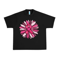 Black breast awareness cancer pink sunflower Urban Heavy Tee - RanaPortraitStore