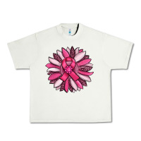 Pistachio breast awareness cancer pink sunflower Urban Heavy Tee - RanaPortraitStore