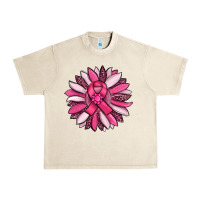 Sandshell breast awareness cancer pink sunflower Urban Heavy Tee - RanaPortraitStore