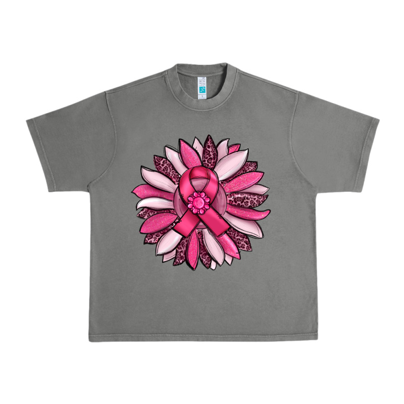 Breast Awareness Cancer Pink Sunflower Urban Heavy Tee by RanaPortraitStore | Teevron