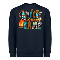 Navy campers gonna camp Heavyweight Sweatshirt - Zillion Design Studio