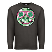 Smoke st patrick's smiley Premium Sweatshirt - MaliasSmallBusiness