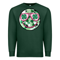 St Patrick's Smiley Premium Sweatshirt | Teevron