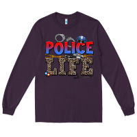 Plum police life Long Sleeve Tee - AdoDesignShop