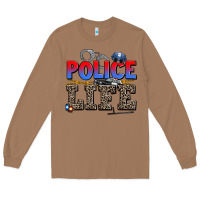 Toasted Coconut police life Long Sleeve Tee - AdoDesignShop